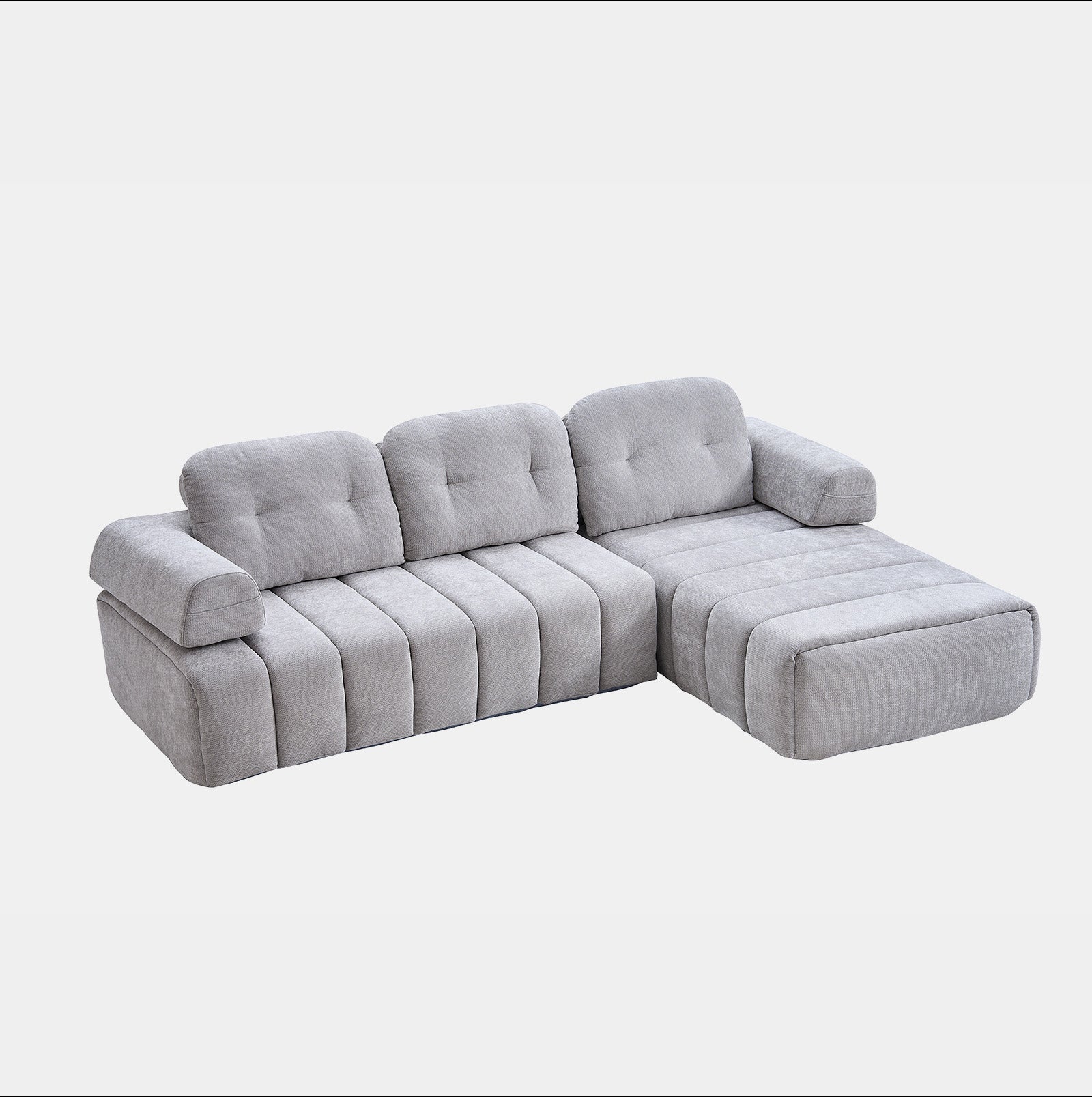 104.33" L-Shape Boneless Couch