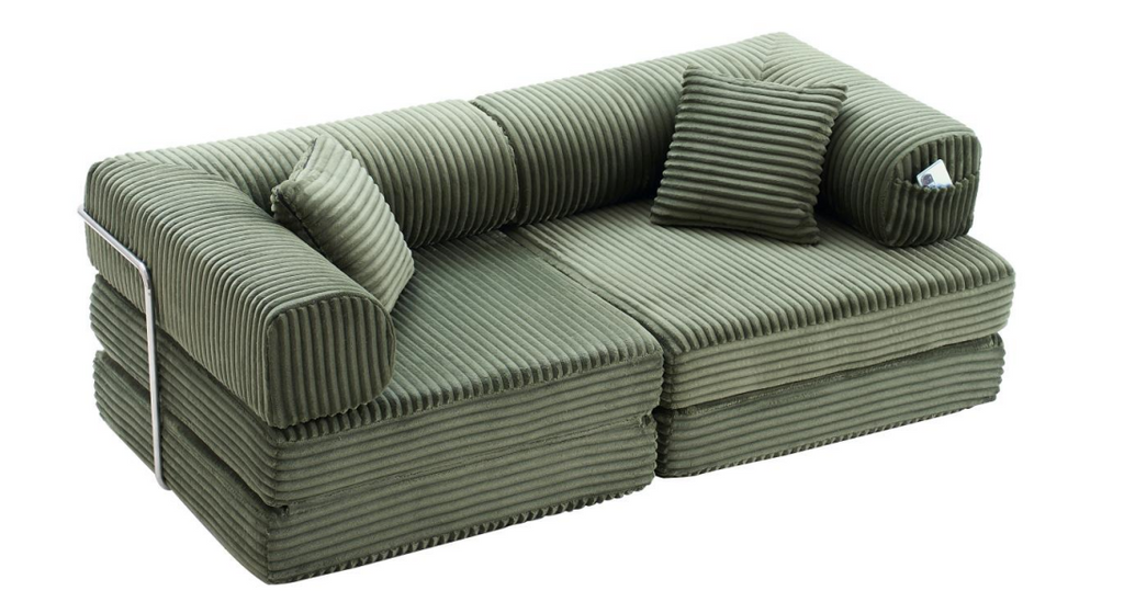 76.77" Convertible Sofa Bed-Foldable