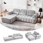 104.33" L-Shape Boneless Couch