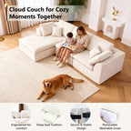 110.24" L Shaped Sectional Couch