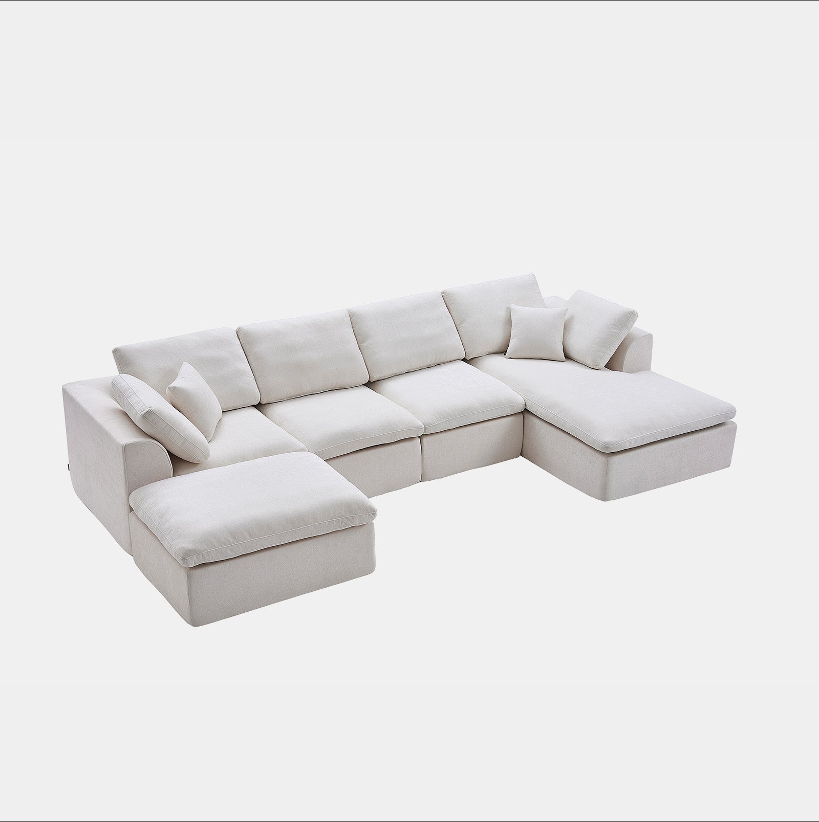 137.8" Large Sectional Couches for Living Room