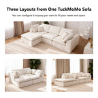 110.24" L Shaped Sectional Couch