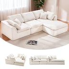 110.24" L-Shaped Cloud Couches
