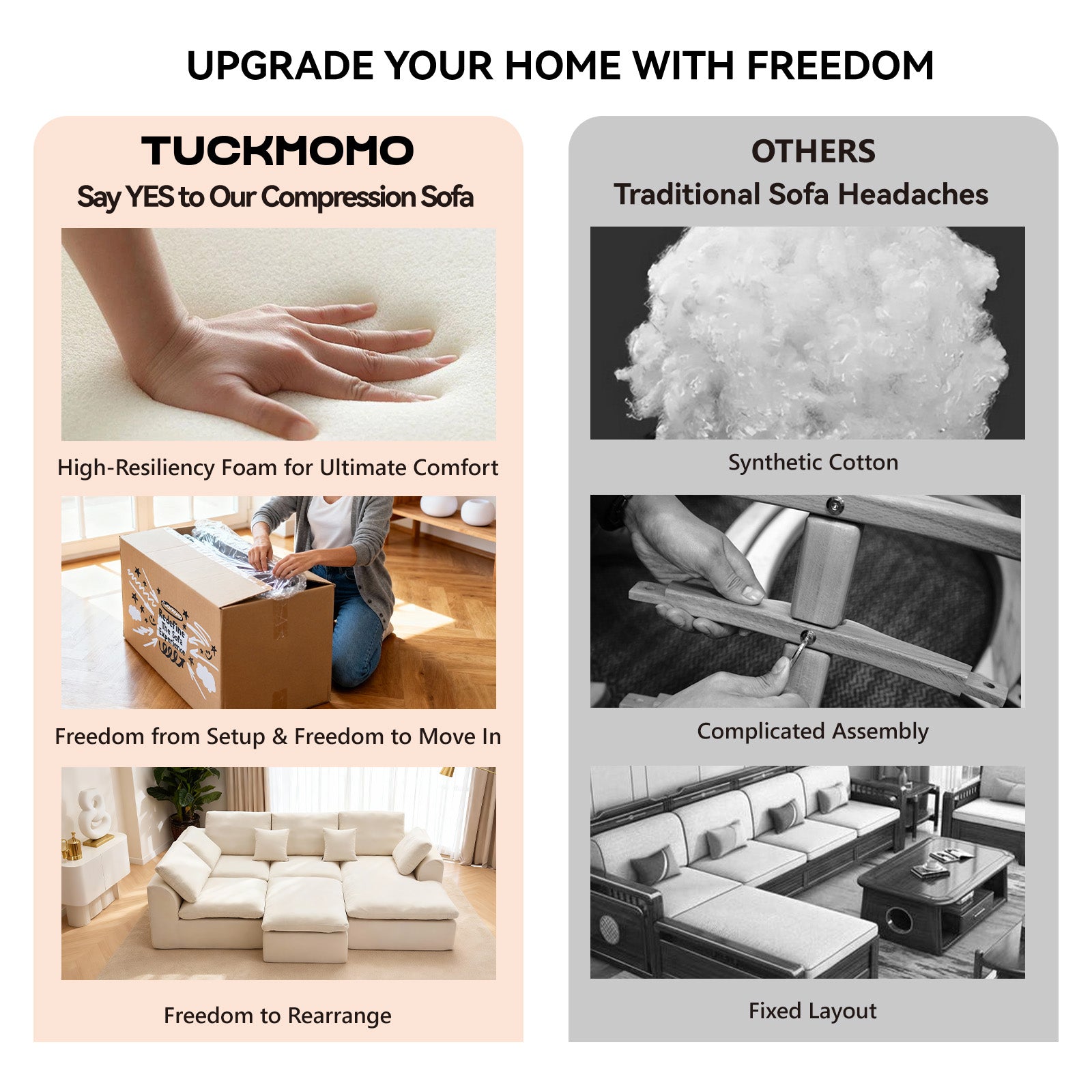 137.8" Large Sectional Couches for Living Room