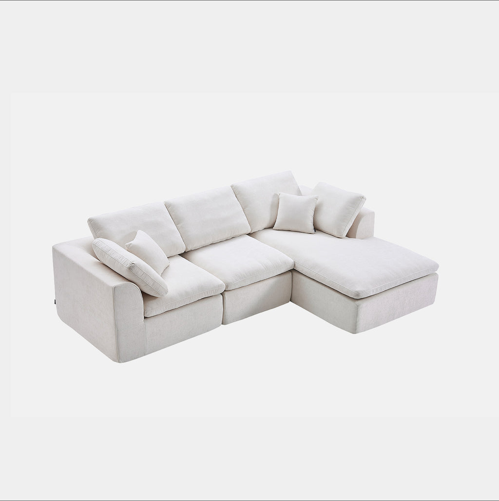 110.24" L-Shaped Cloud Couches
